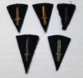 British Commando Insignia Braided Patches Vintage UK Old Pattern X5