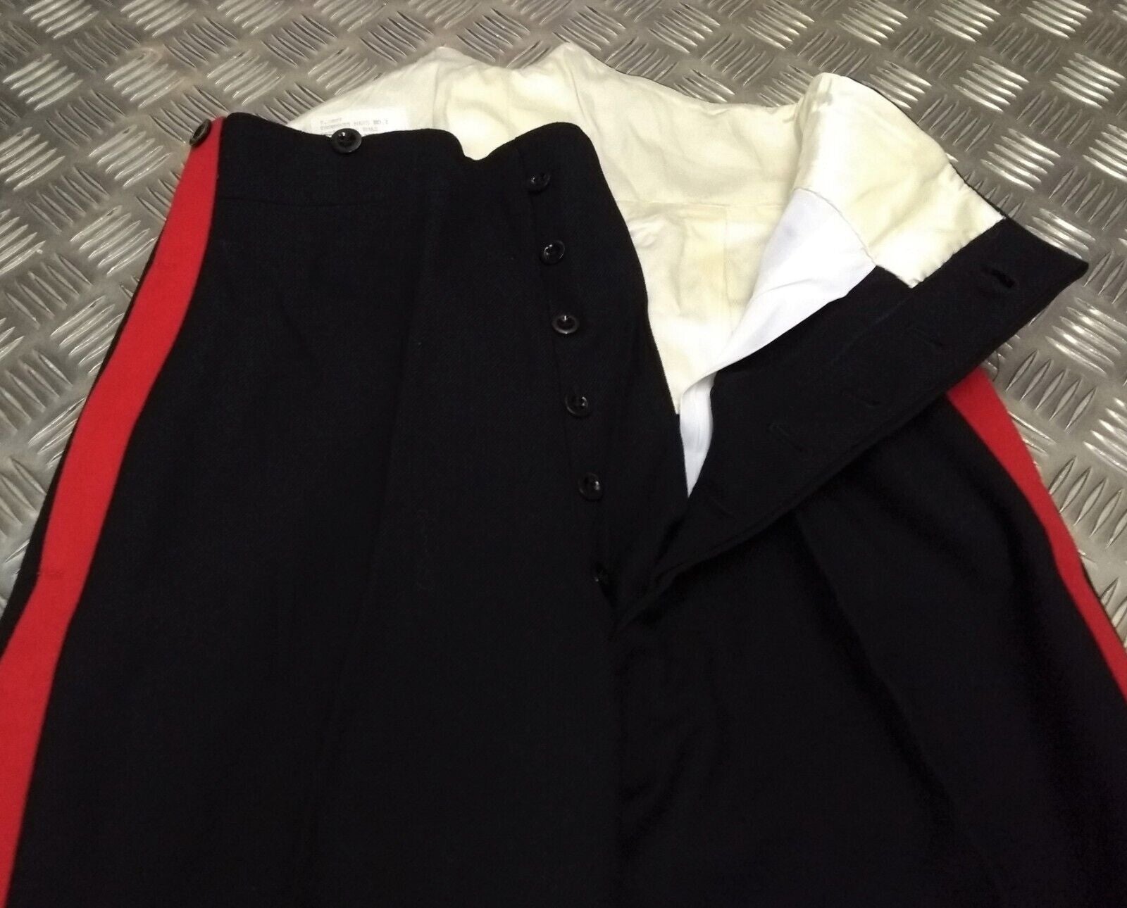 British Army No1 Issue Dress Mans Cadets Trouser 1" Red Stripe Waist 30" Leg 31"