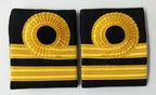 Royal Navy Lieutenant Gold Lace Rank Slides RN Genuine British Issue