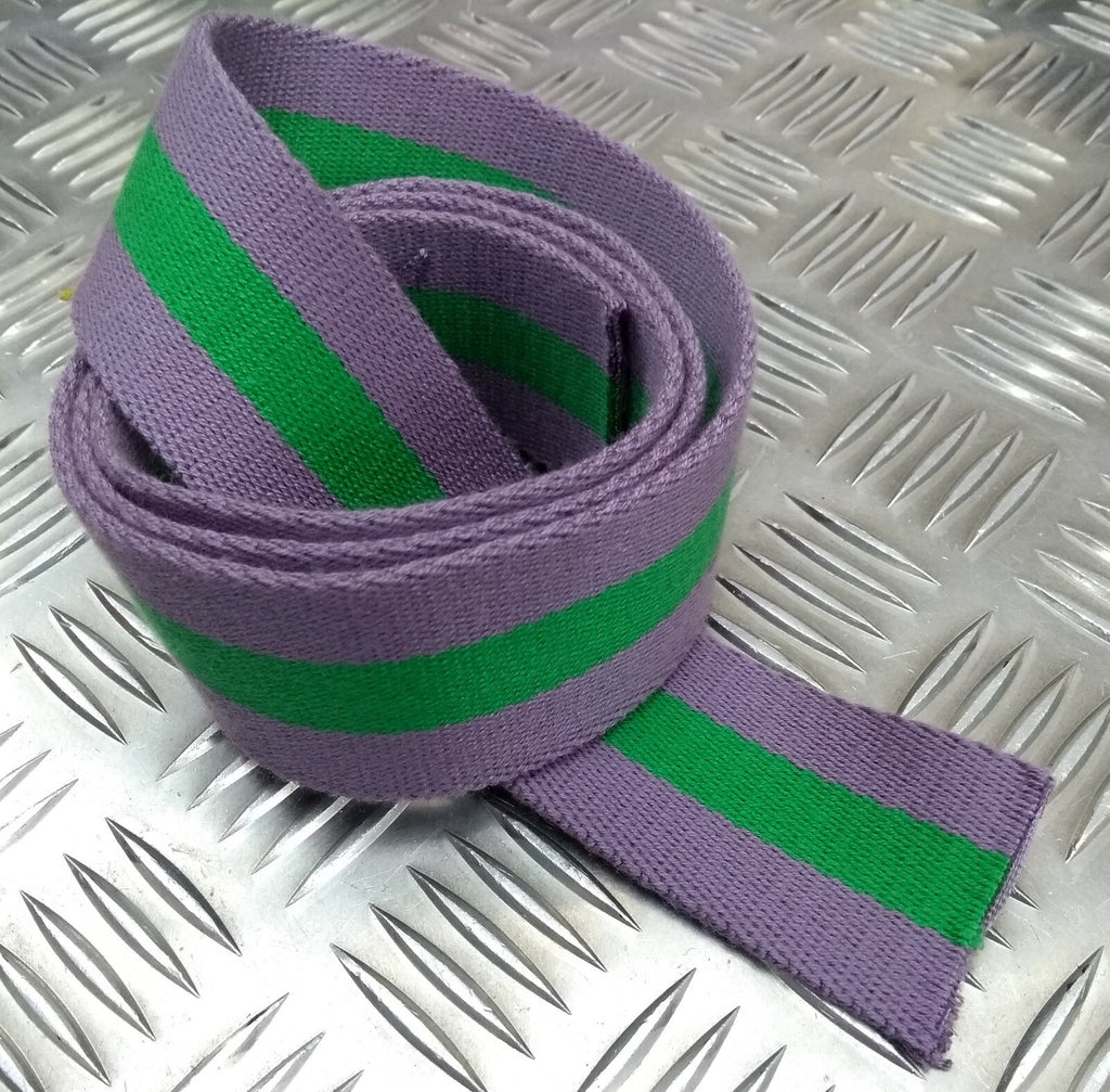 Genuine Issue Heavy Duty Cotton Canvas Two Tone Web Belt Material 4.5cm