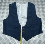 RAF Royal Air Force Vintage Waistcoat Airforce Blue Grey Colour Mess Dress