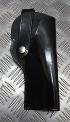 Sam Browne Patent Hi Sheen Black Leather With Chrome Fixings Includes 9mm Pouch