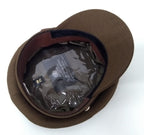 No2 Officers Hat RE British Army Goldings With Insignia & Chin Strap 59cm