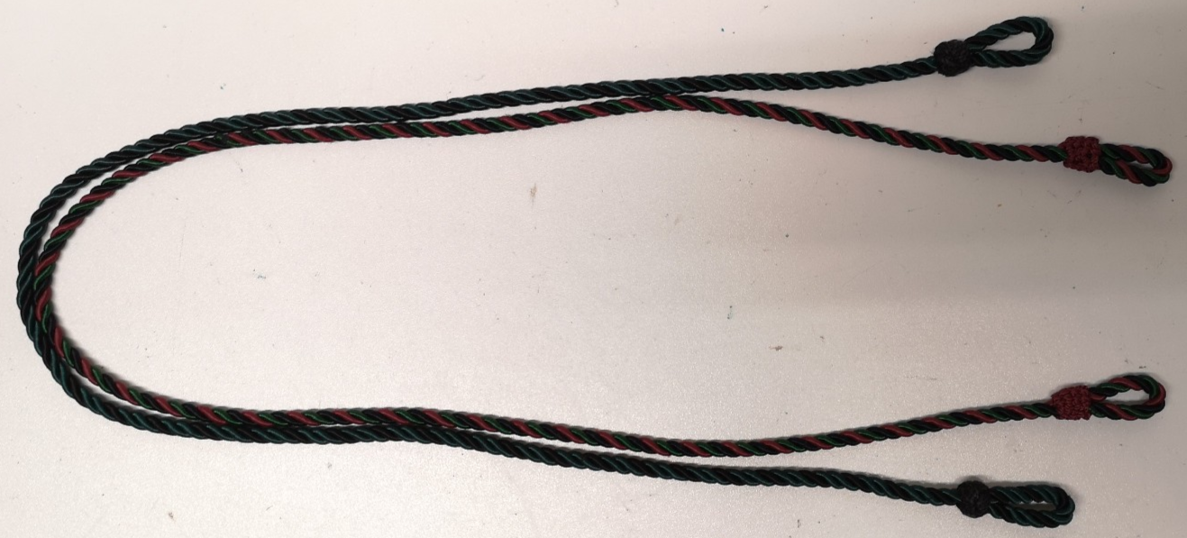 Twisted Multi Coloured Lanyards Set of 2