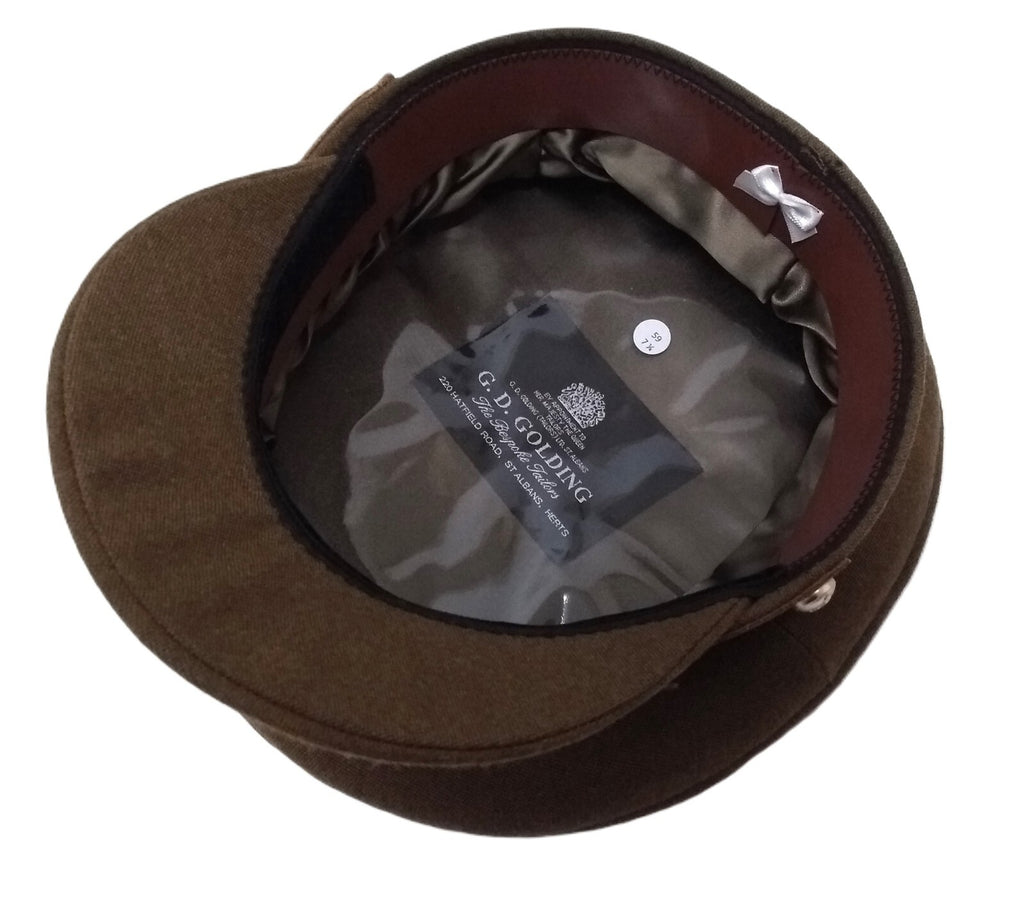 No2 Officers Hat R Signals British Army Goldings Full Insignia & Chin Strap 59cm