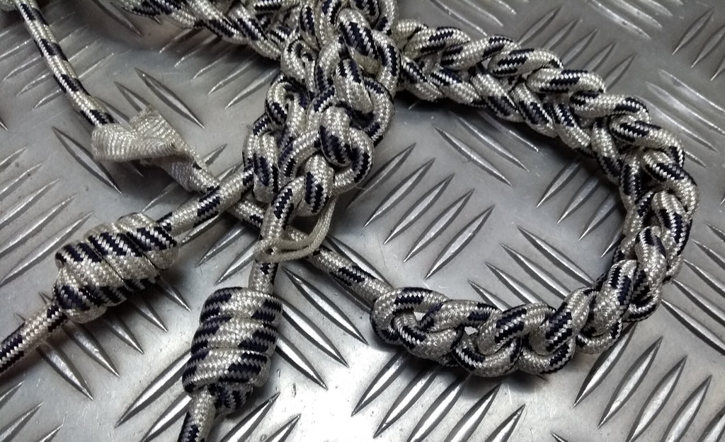 Oman Silver Aiguillette Senior Officer Blue Fleck Ceremonial UK Made