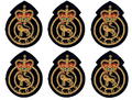 Industrial Civil Defence Service Badges/Patches x6 Genuine British ARMY I.C.D.S