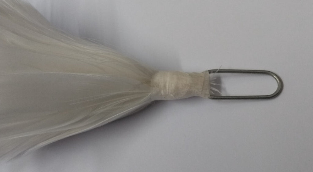 Plume Army Issue White Hackle For Balmoral Glengarry & Various Headwear