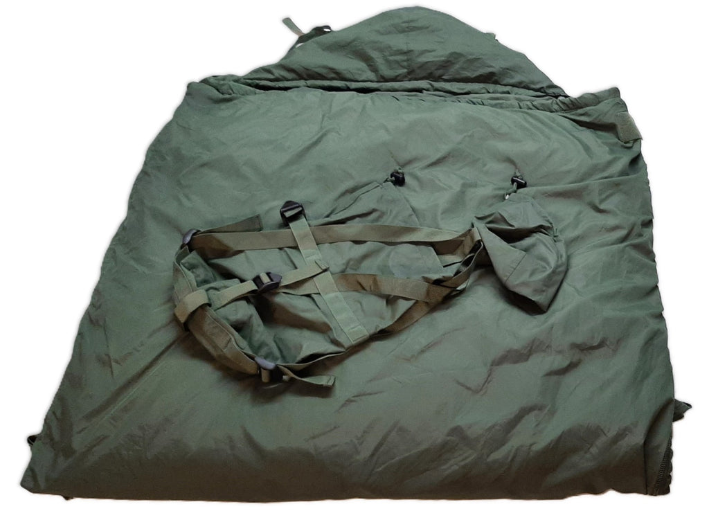 British ArmyGreen Sleeping Bag Lightweight Modular with Compression Bag