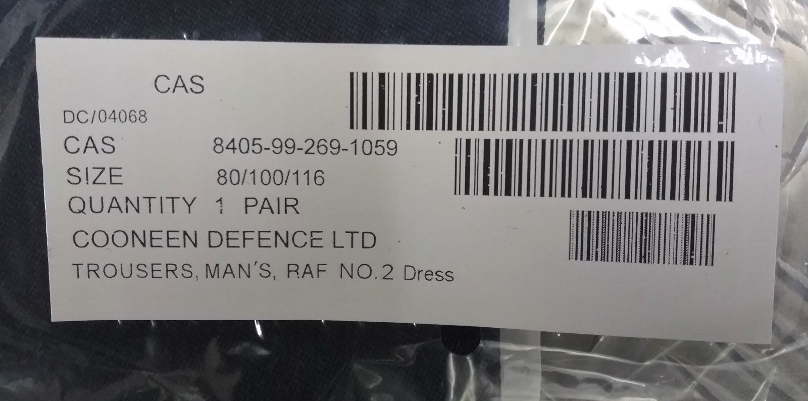 Air Force Trousers Mens No2 Dress RAF Royal Air Force Blue Grey Assorted Sizes New