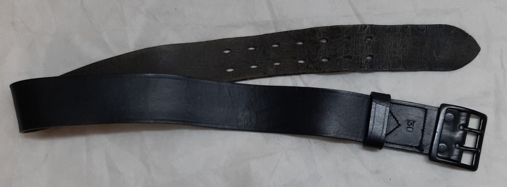 Load Carrying Belt Double Prong Leather Duty Waistbelt 2" Old Pattern Waist 30"
