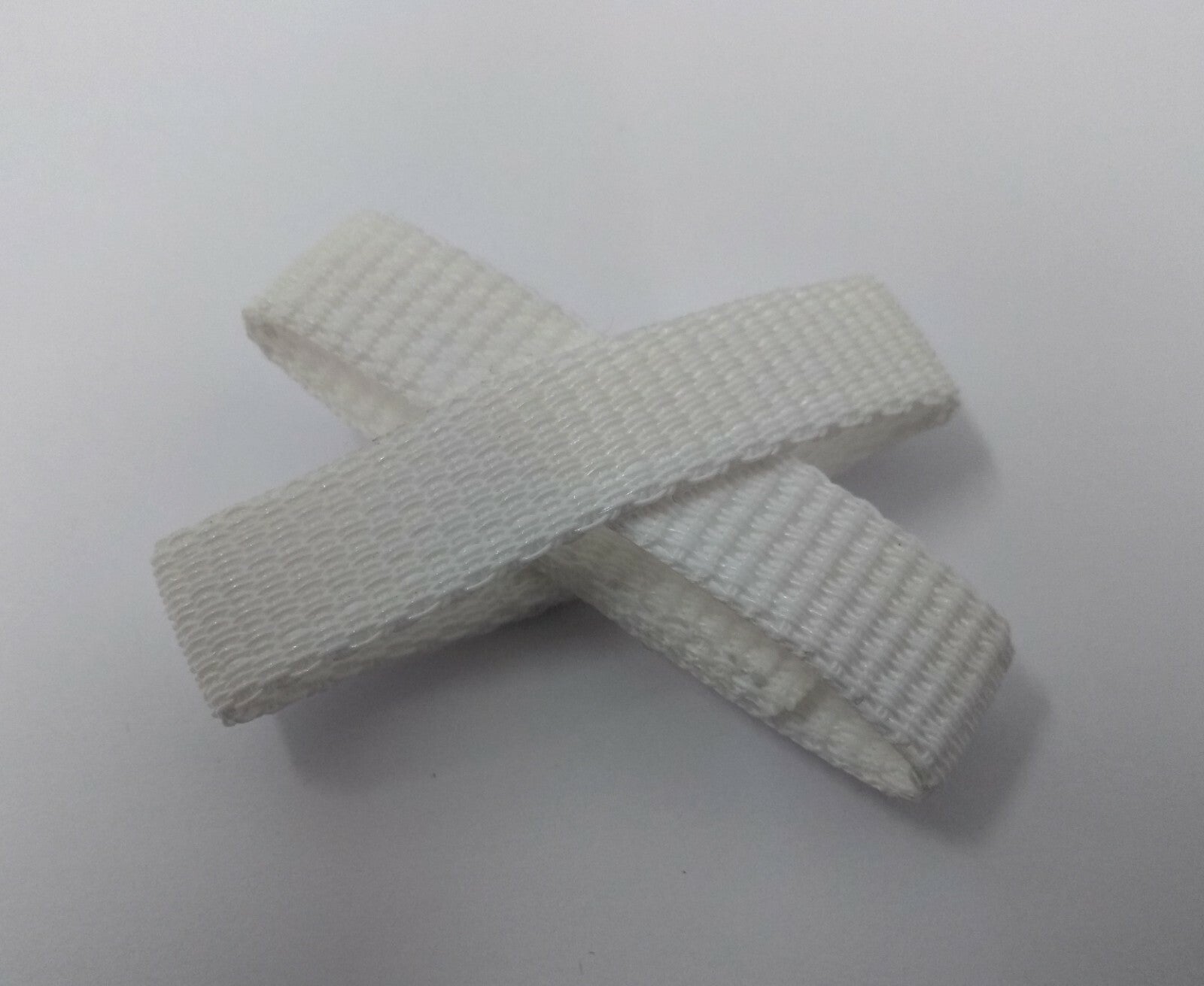 Genuine British Ceremonial White Issue Courlene Belt Keepers Stays