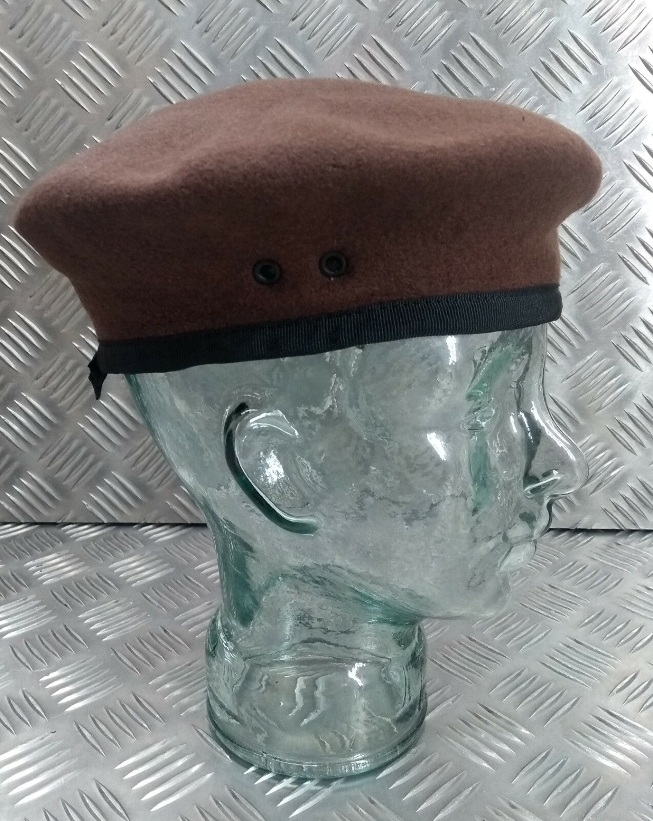 Brown Beret Service Dress Hobson of London Mil-Spec Lined Wool New Old Stock