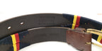 Royal Electrical and Mechanical Engineers REME Leather Polo Belt Brass Buckle