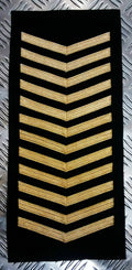 British Royal Navy RN Gold Chevrons Good Conduct Stripes Full Roll - New