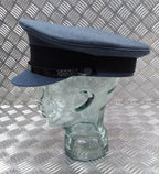 RAF Royal Air Force Dress Hat Air Force Blue Grey Colour Cap with OFC Cloth Peak 59cm