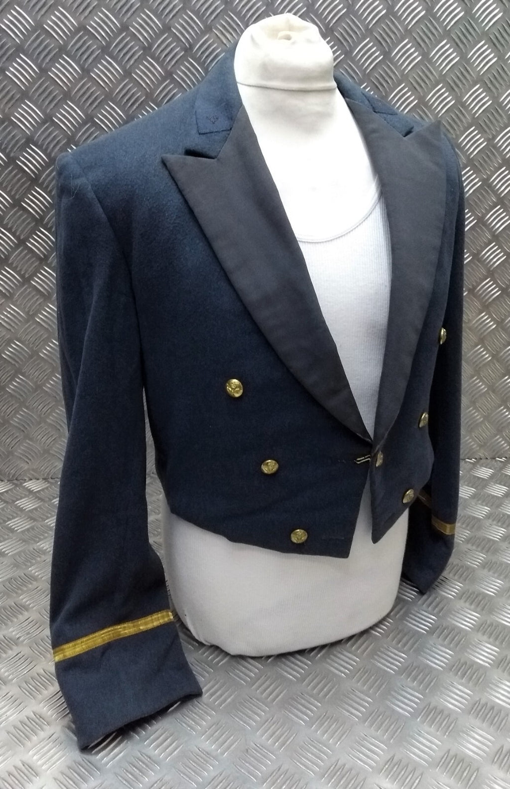 RAF Royal Air Force Mess Jacket Airforce Blue Grey Colour Vintage R.E City Ltd 60s Fancy Dress