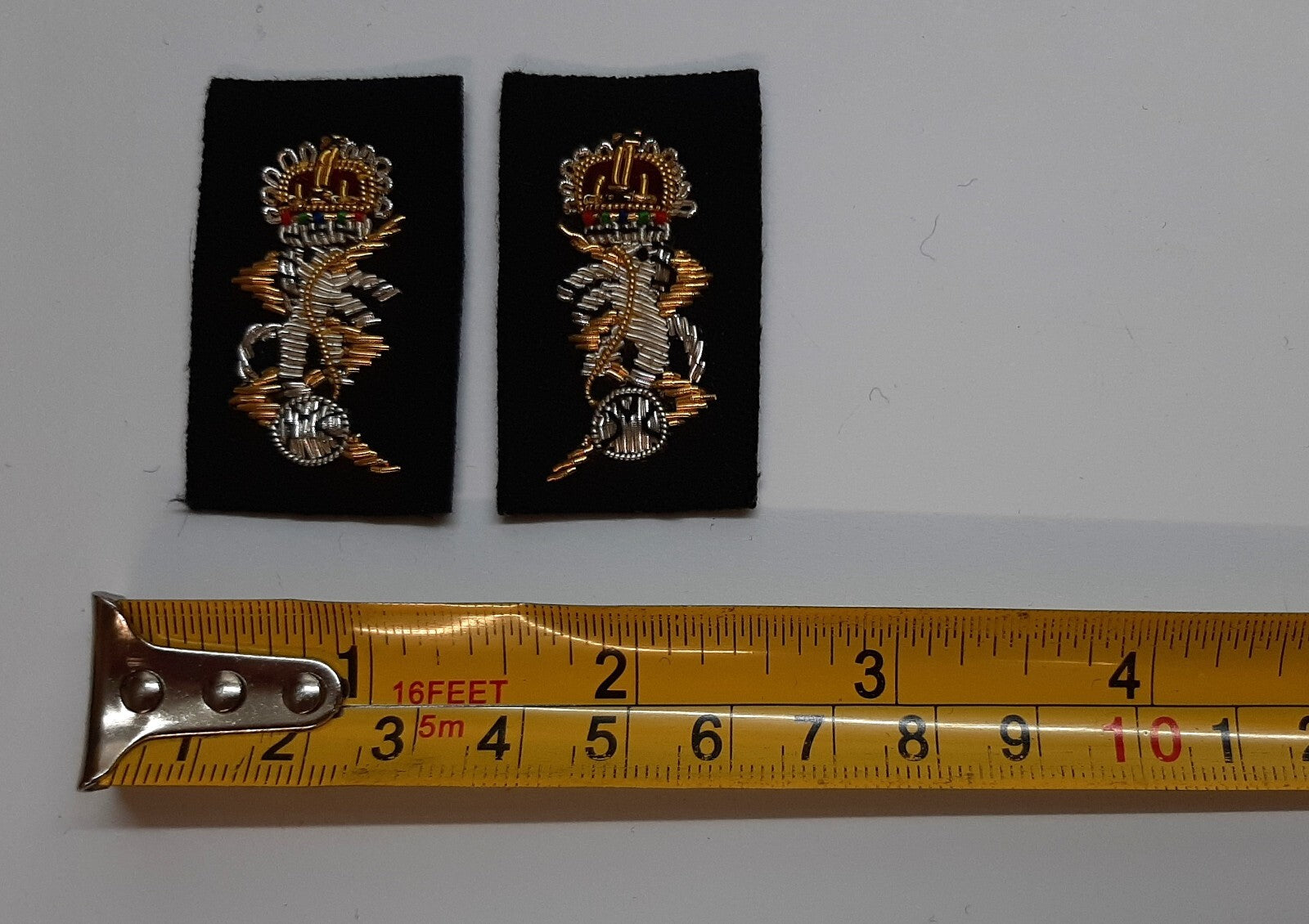 REME Mess Kit Collar badges Royal Electrical and Mechanical Engineers Corps