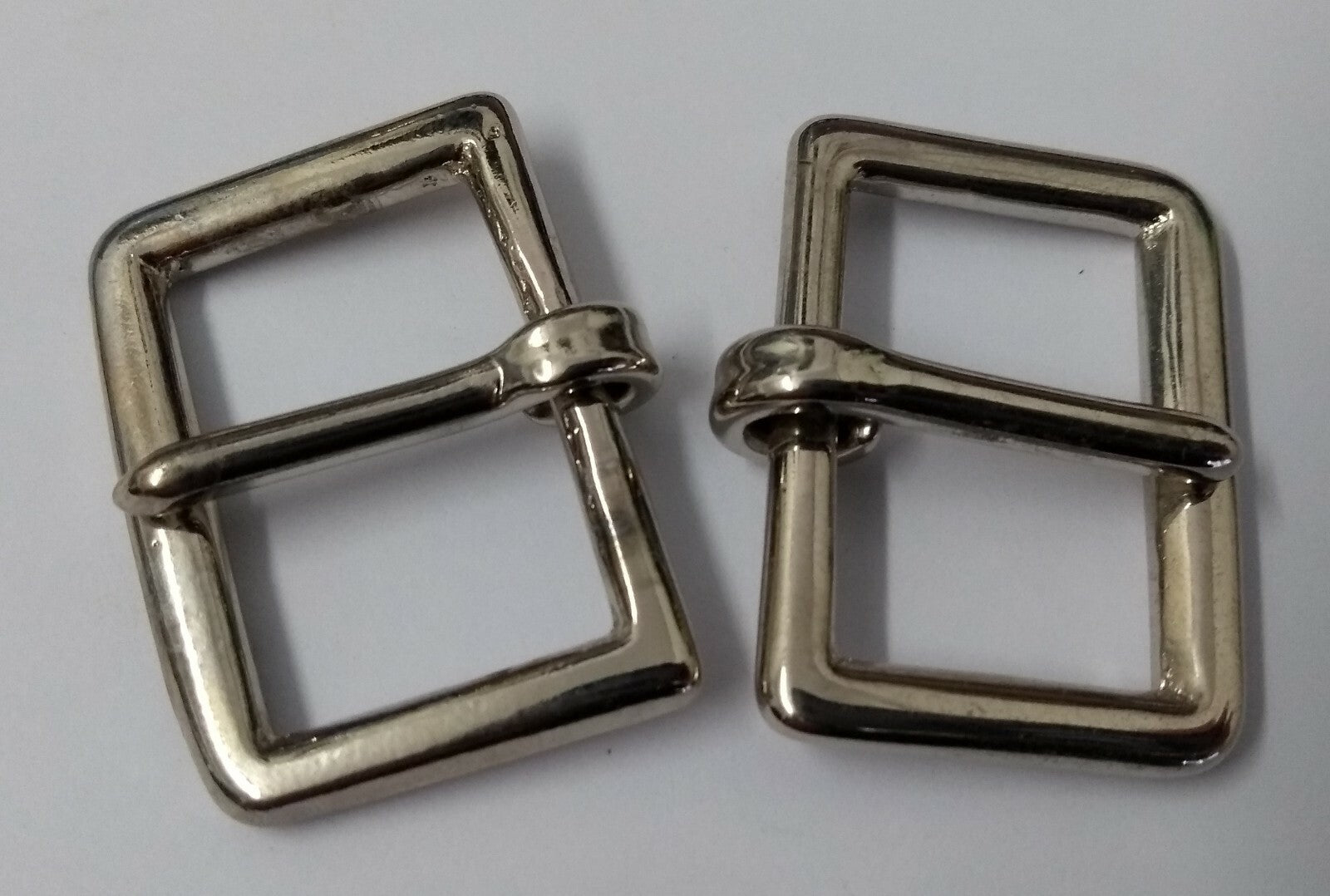 Genuine British Issue 1" Chrome Plated Single Prong Buckles X2 STD57