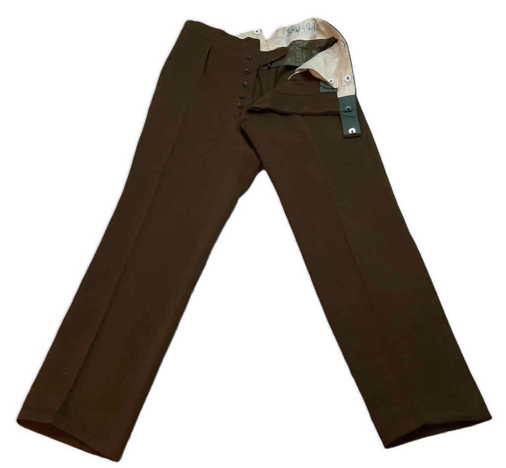 No2 Officers Trousers British Army Wing Back Old Pattern Uniform Dress W35"