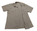 UAE Shirt Beige Short Sleeve Dress Size 16" / 41cm