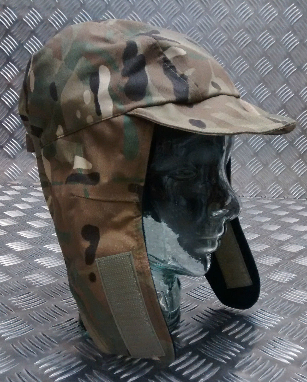 MTP MVP Waterproof & Breathable Multi Camo Dog Lined Trapper Hat. British Army