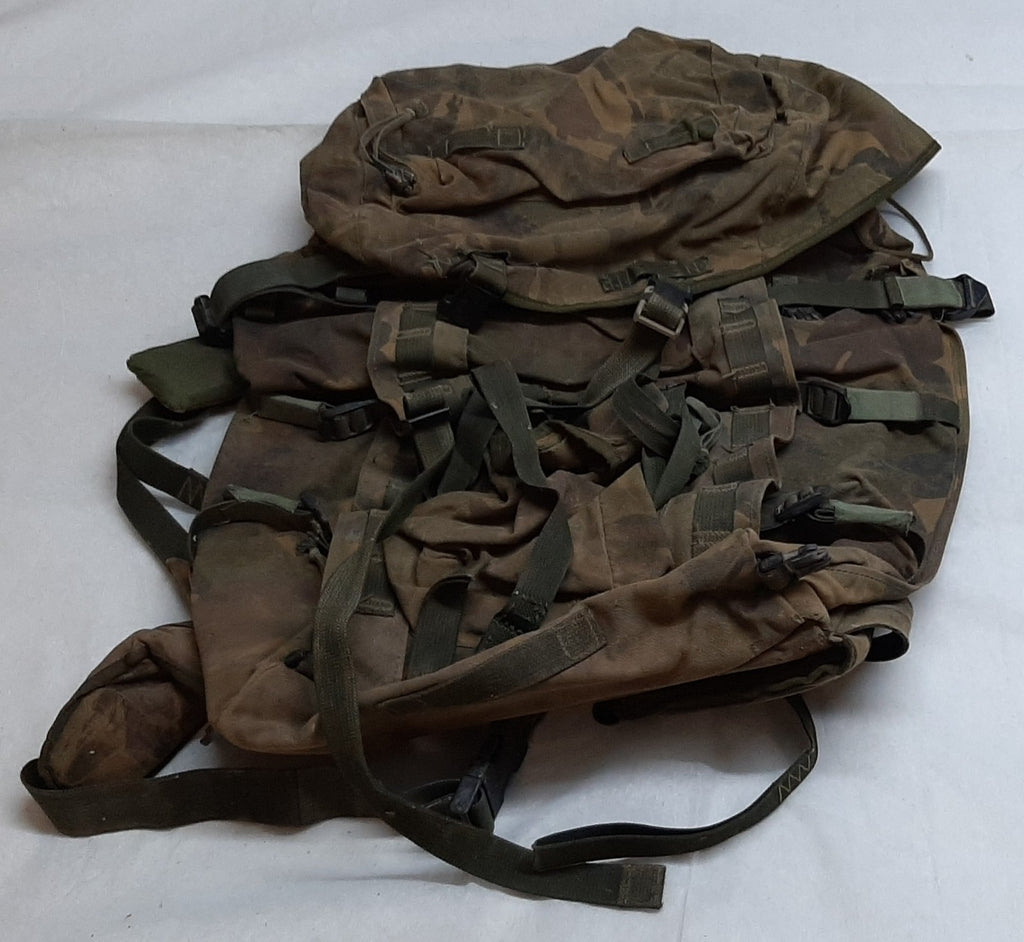 DPM Woodland Bergen Rucksack Old Patter Long Back IRR INF Frame GRADE 2