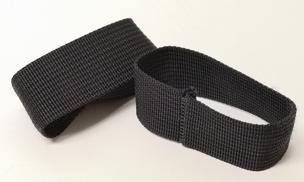 Bianchi Black Nylon Belt Keepers for Duty Belts 1 pair
