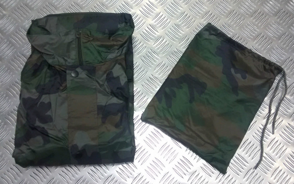 100% Waterproof Foul Weather Camouflage Jacket Military Style - NEW