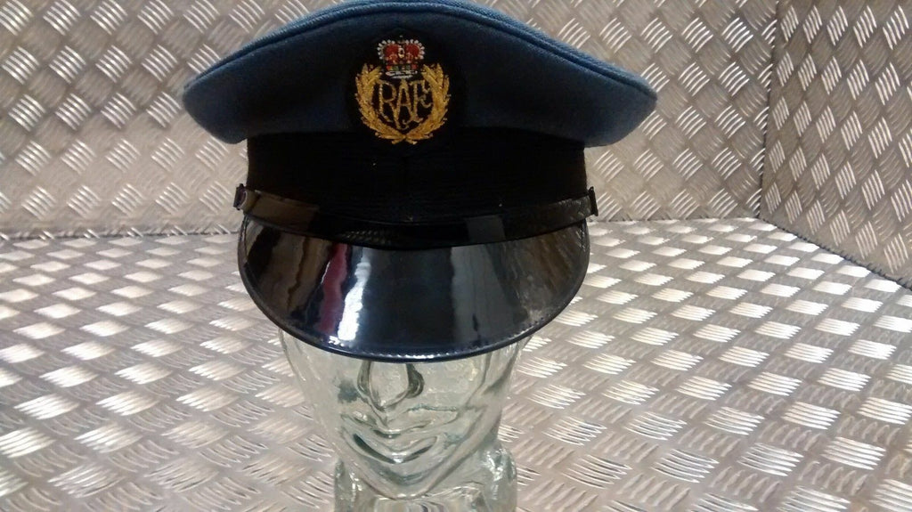 RAF Royal Air Force Dress Hat Blue Grey Colour Visor Cap Size 61cm NEW