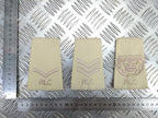 Royal Logistic Corps RLC Cream Rank Slides Various Ranks - NEW