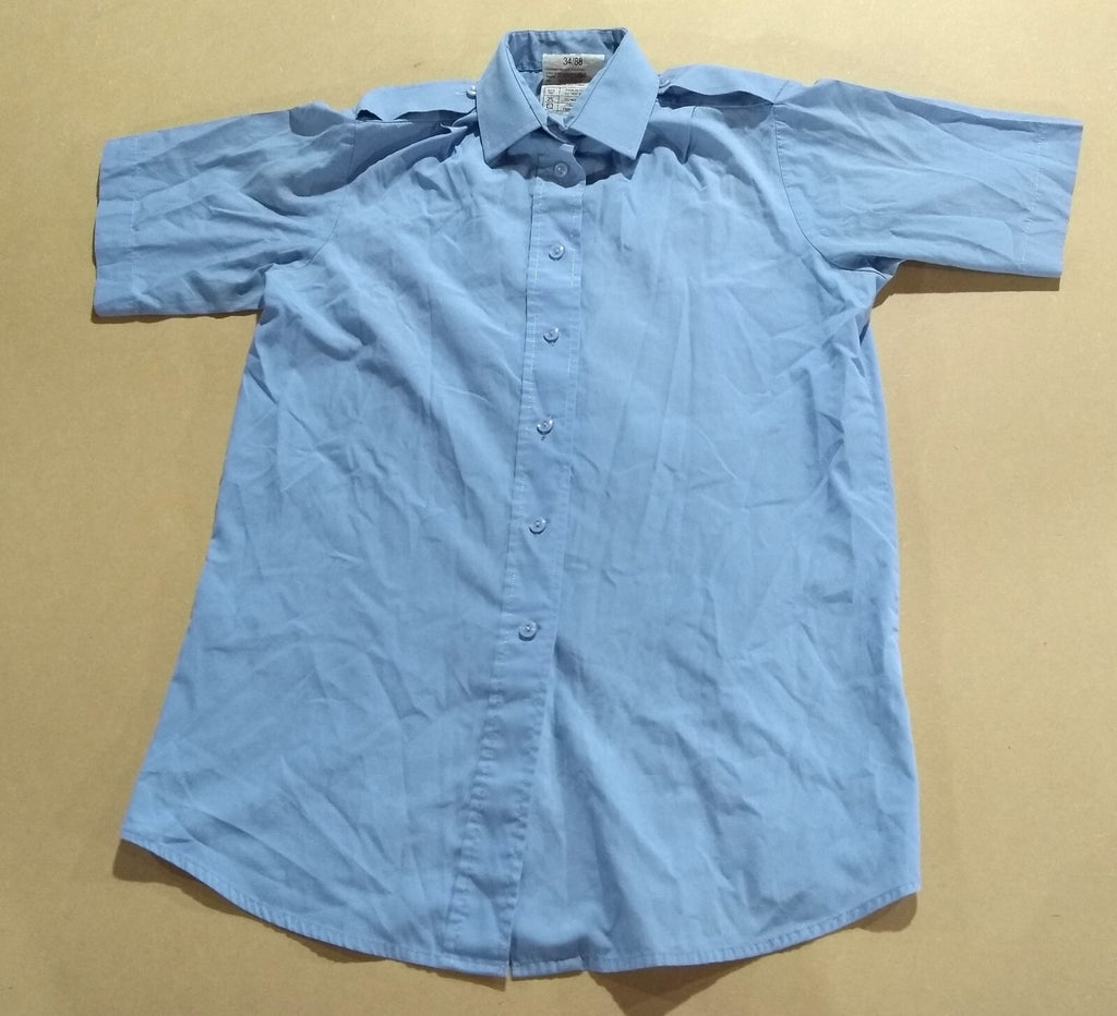WRAF / RAF Womans Blue Shirt Royal Air Force Short or Long Sleeves G1