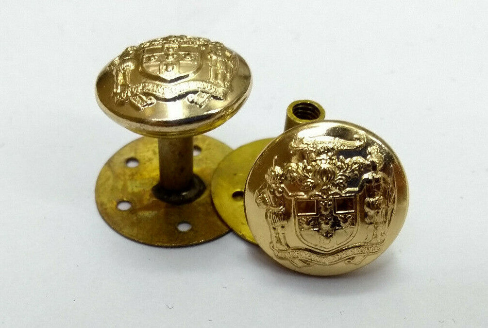 Jamaica Insignia Buttons, Screw Base 30L Genuine JDF