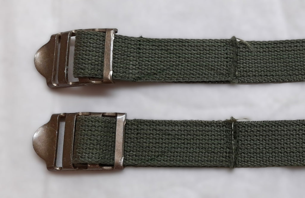 Army Canvas Straps Vintage Green Canvas Utility Straps Flip Release Buckles