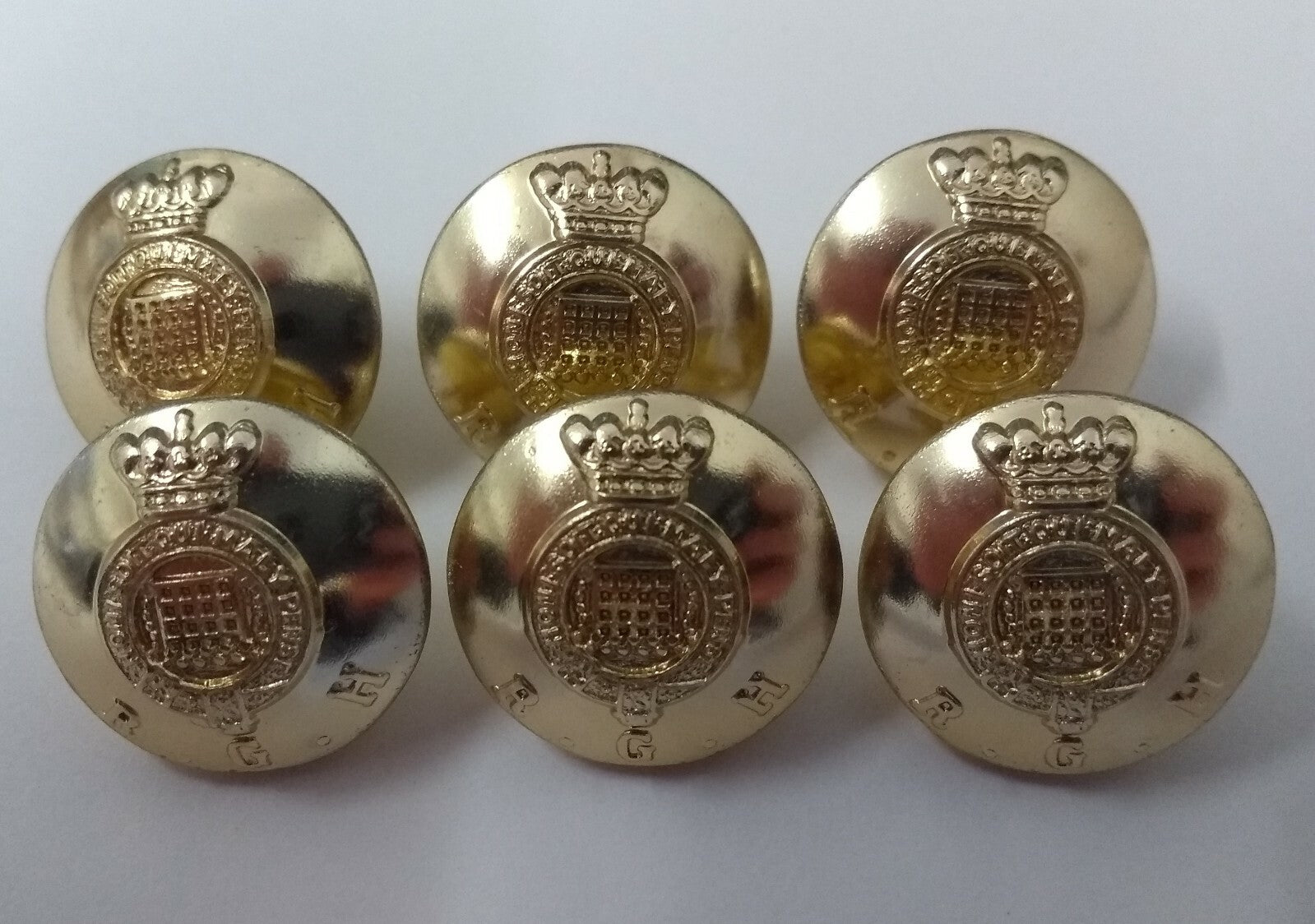 The Royal Gloucestershire Hussars Dress Buttons British Army Insignia 30L