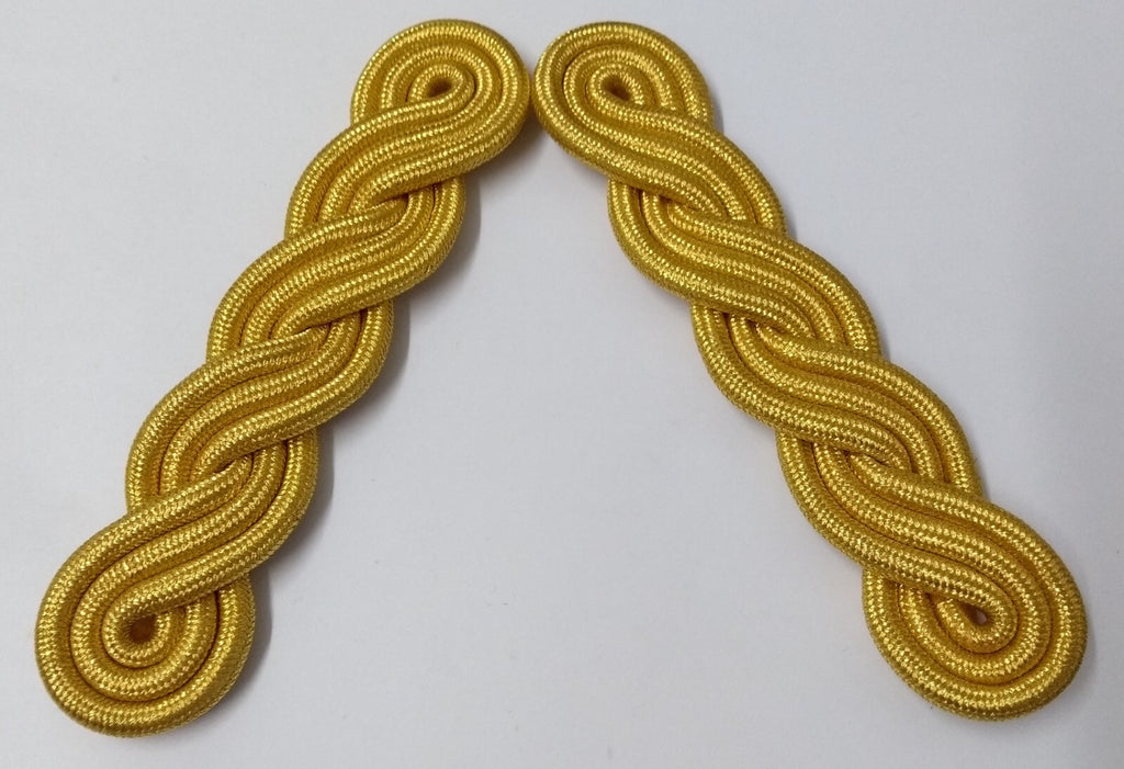 Shoulder Cords Gold Ceremonial Parade Issue No Insignia Made in the UK