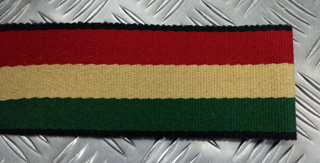 British Army Issue Middlesex Yeomanry Stable Belt Material 70mm - NEW