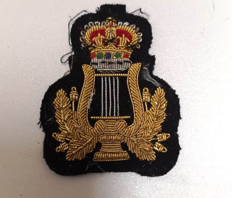 Crown & Lyre British Forces Musician & Bandsman Embroidered Patches joblot of 6
