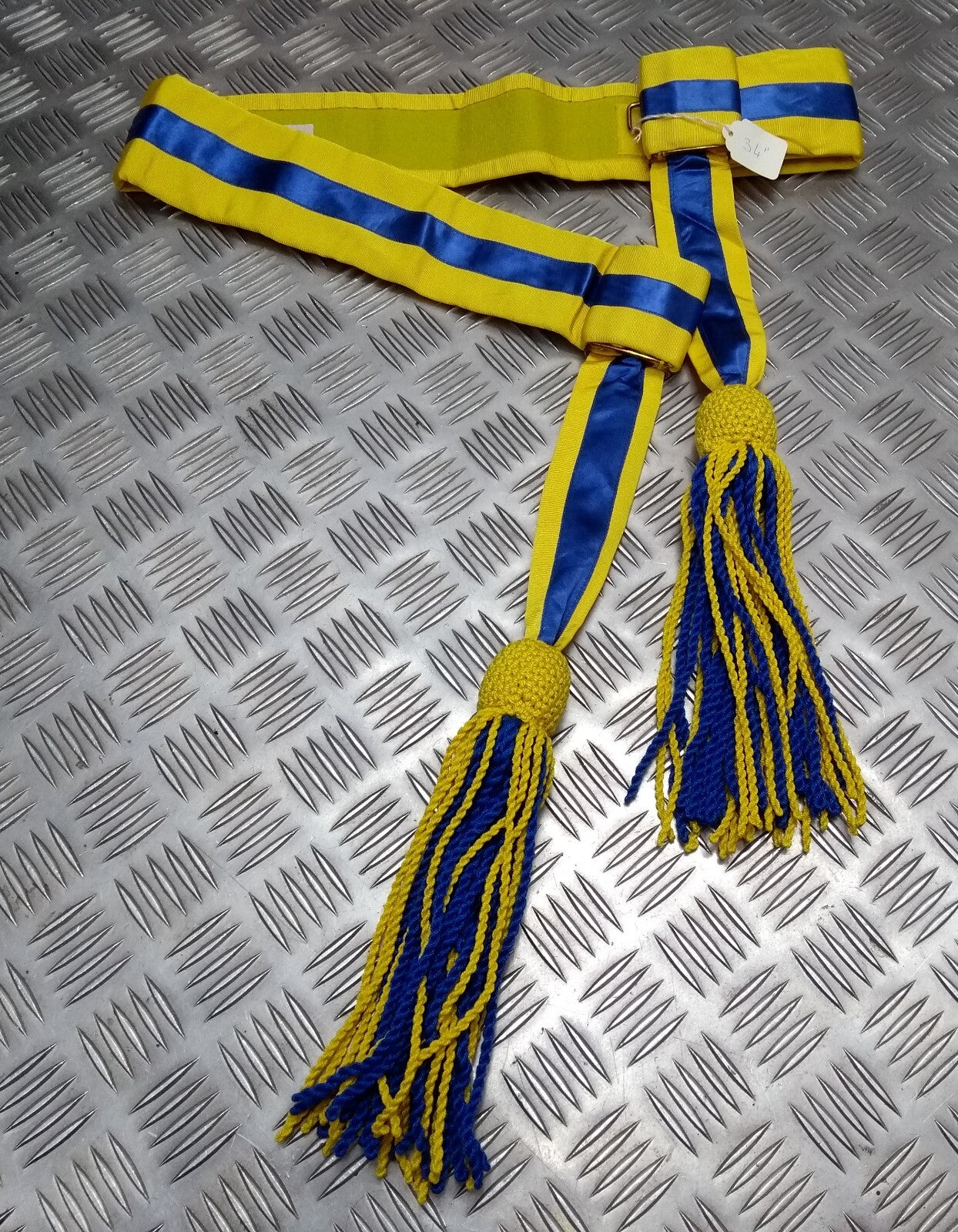 Hong Kong Waist Sash & 2 Tone Tassels Also For Ceremonies Parade & Awards