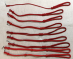 Red / Scarlet Ceremonial & Parade Lanyards / Cords joblot of 9