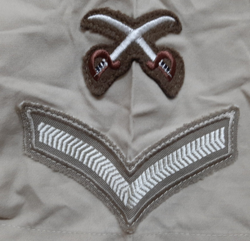Lance Corporal Shirt British Army FAD Shorts Sleeve L CPL / PTI Insignia 37cm