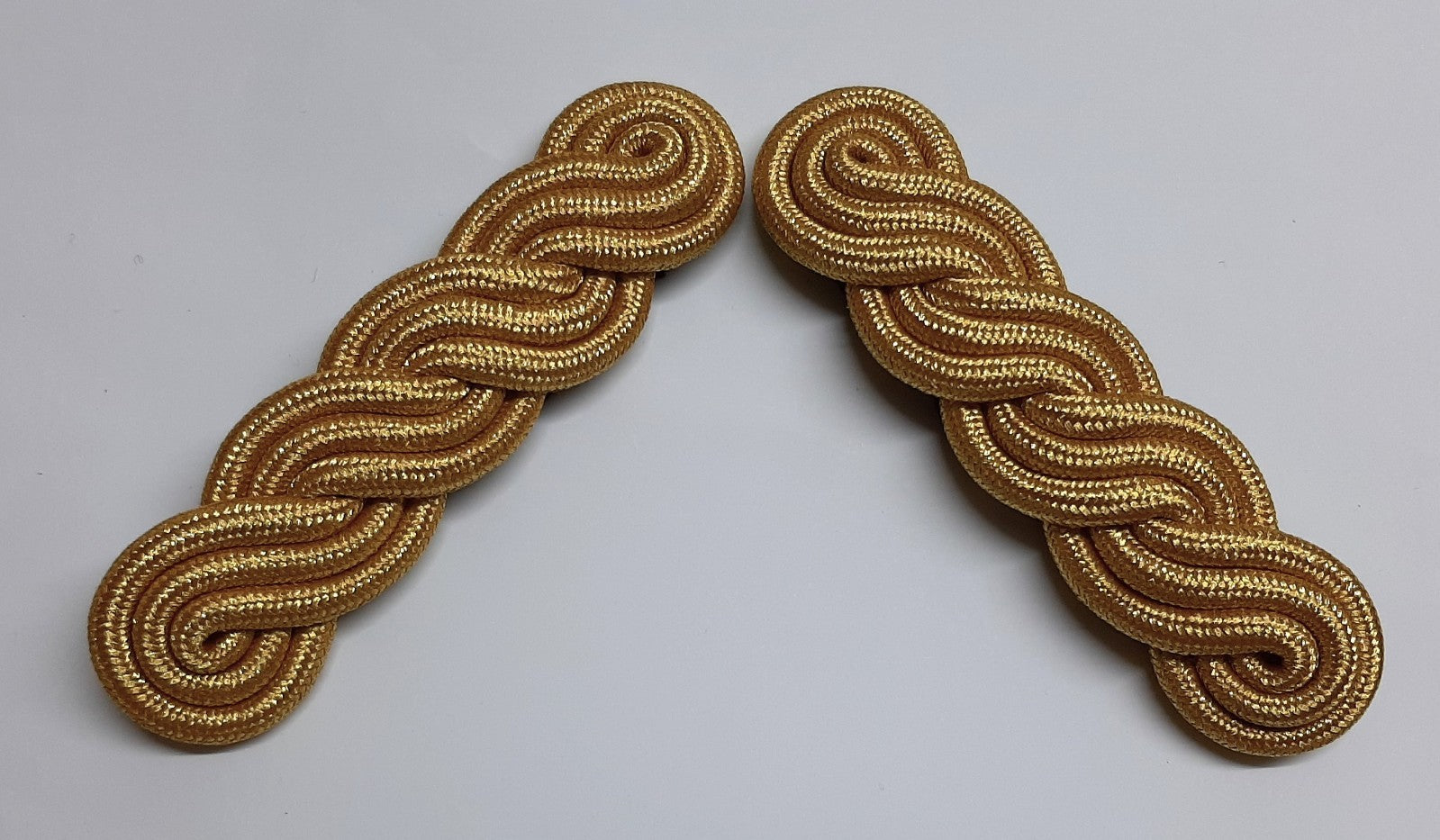 Officers Shoulder Cords British Made 3 Ply Gold Coloured Cord Army Pattern