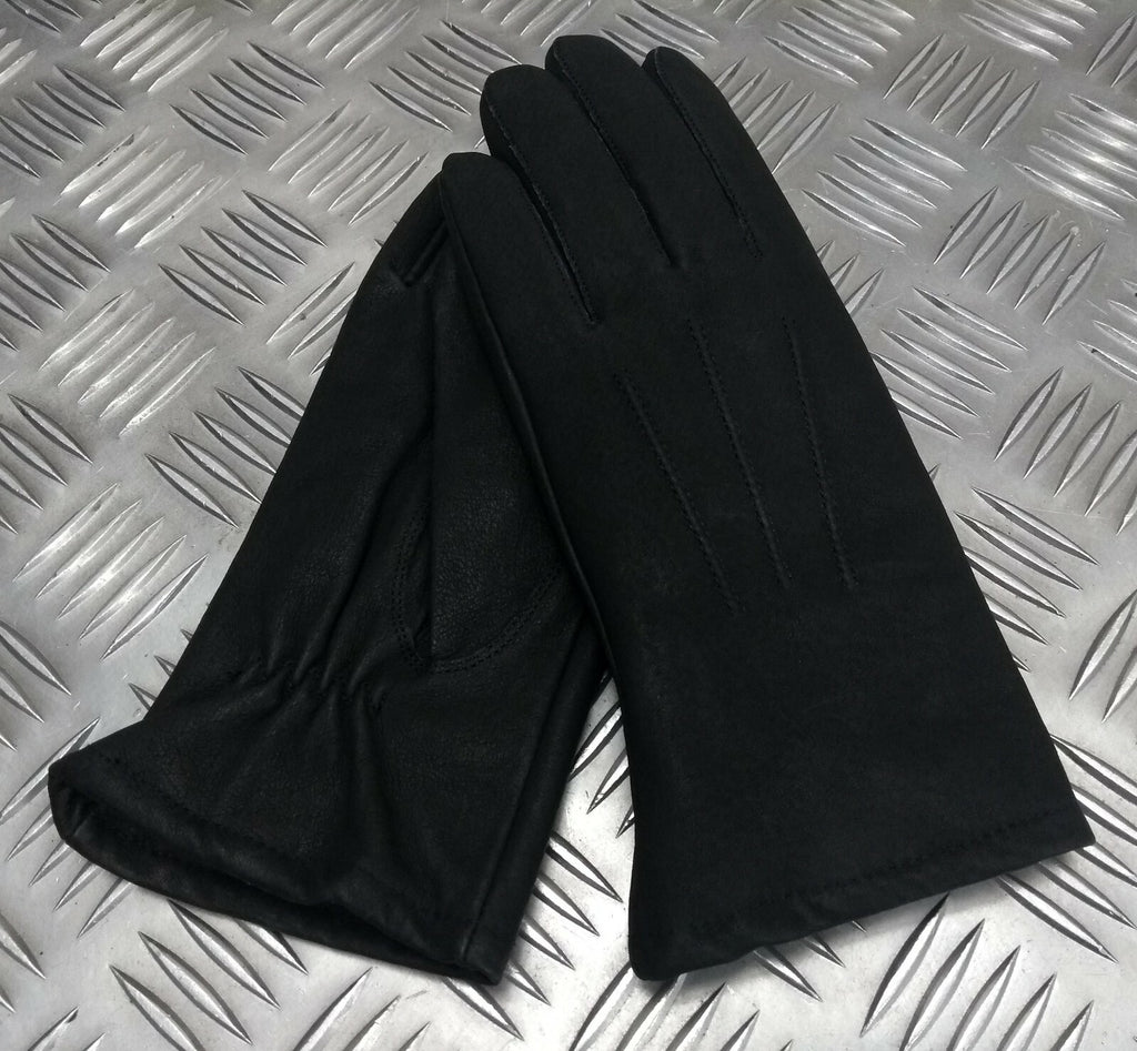 3 Dart Gloves Female Black Leather 3M Thinsulate Soft Lining Medium