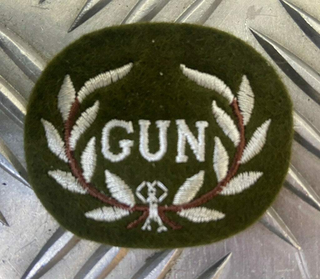 Army No2 Rarden 'GUN' Gunner Qualification Badge Patch Genuine British ASPS459