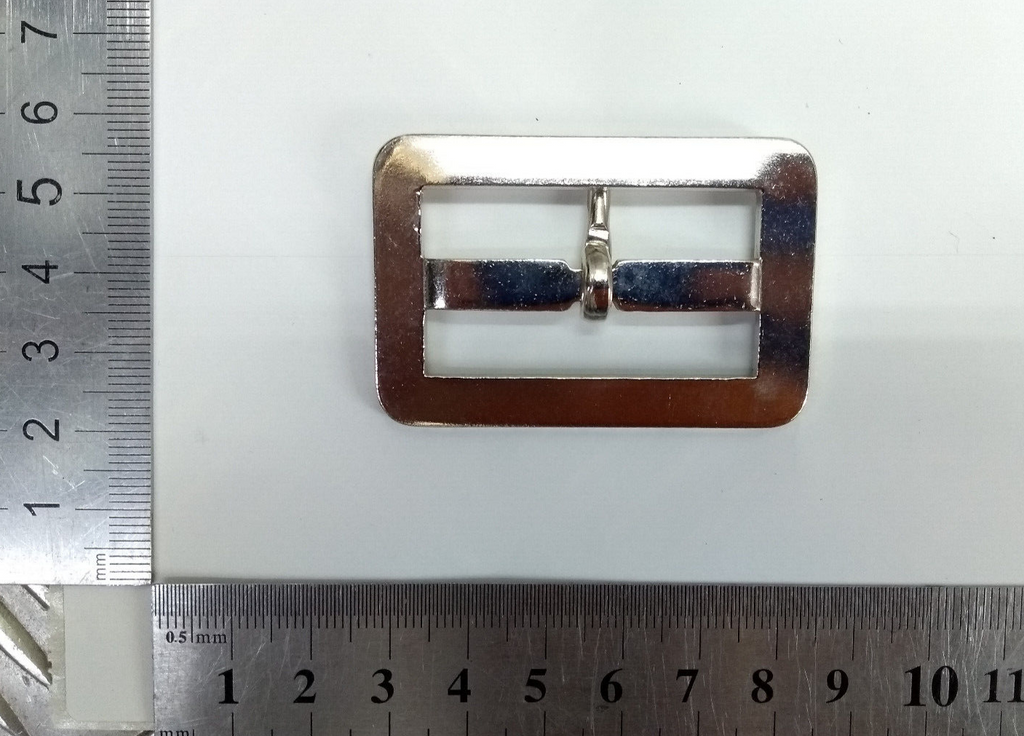 Nickel Plated Buckles 1 5/8" \ 1⅝ \ 42mm x 2