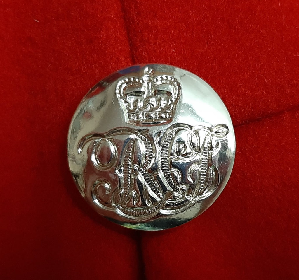 British Army Red Long Coat Royal Hospital Chelsea Q/C Buttons C/SGT