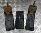 Vintage Issue Leather Utility Pouch With Belt Loop & Ring