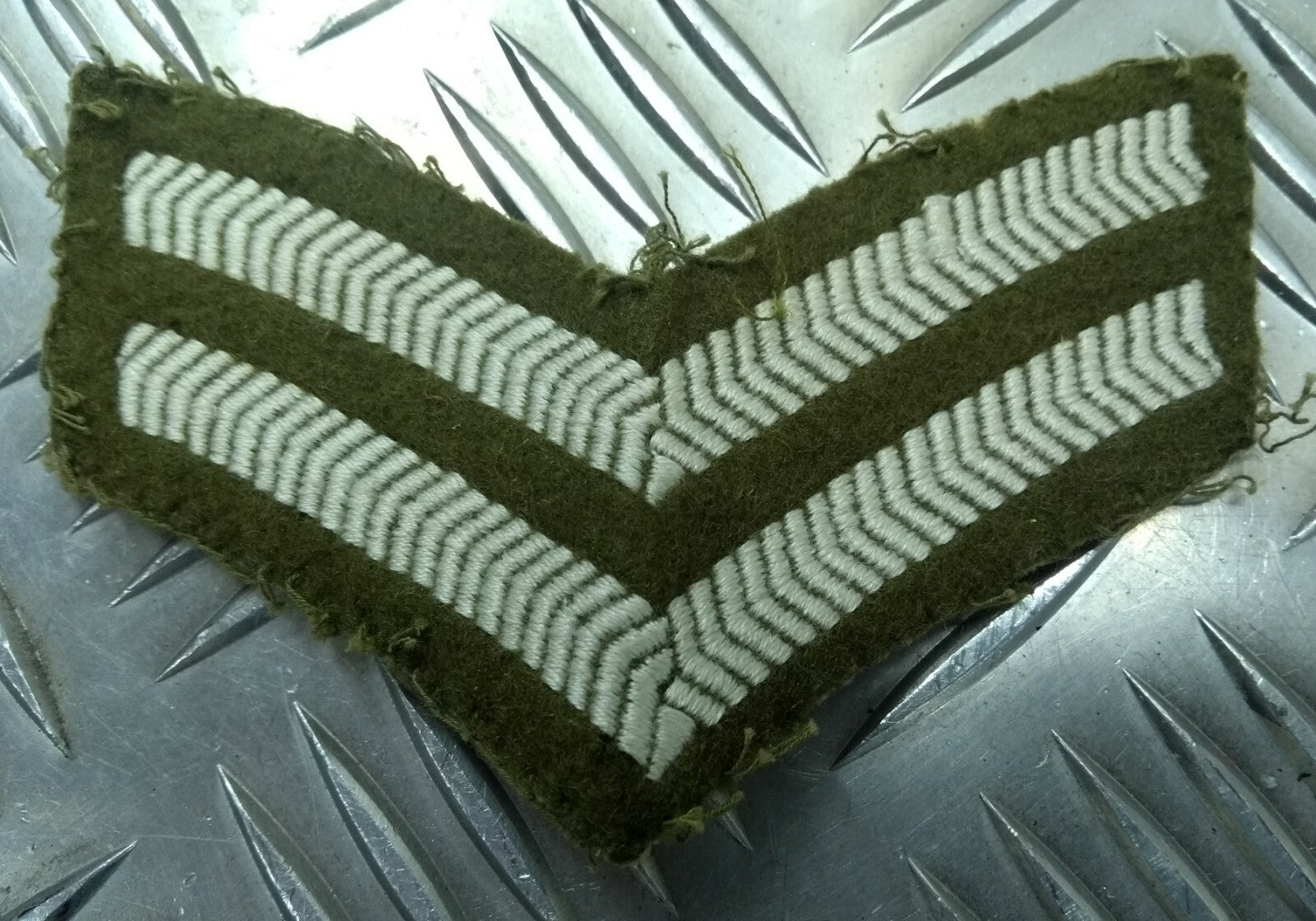 Genuine Vintage British Army Old Pattern Corporal Distressed Condition 2 Chev