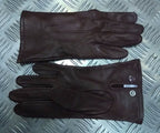British Woman's Black or Brown Leather 3 Dart Parade Gloves