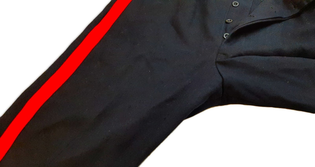No1 Dress Trousers British Army Blues Pattern Other Ranks 1" Red Stripes W32"